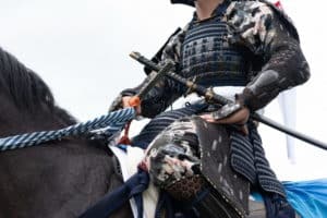 Samurai on horse