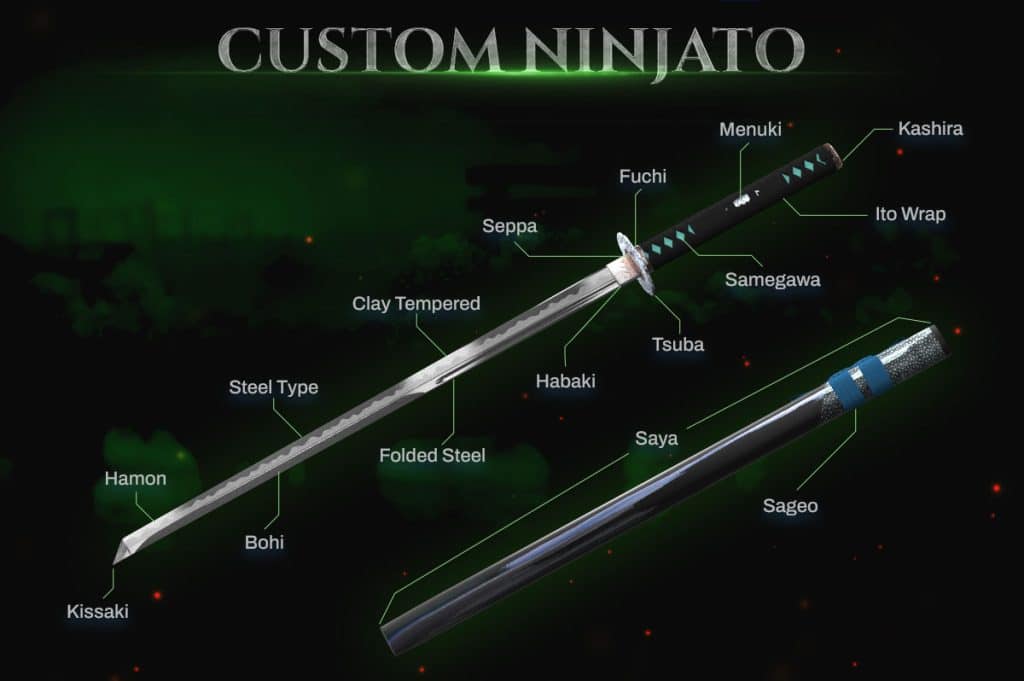 Custom Ninjato Sword