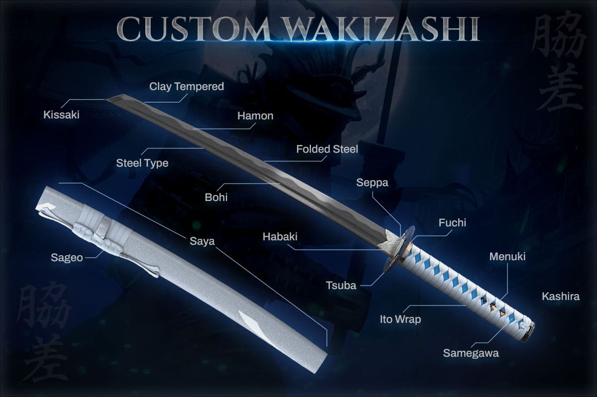 Custom Wakizashi Sword